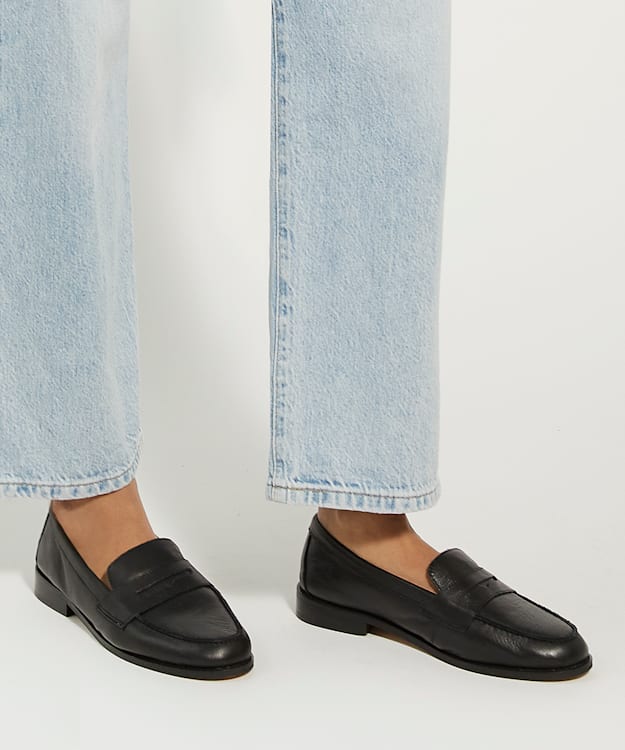 Dune London Ginelli - Black Penny Loafer