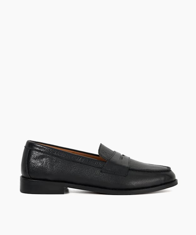 dune london Ginelli - Black Penny Loafer