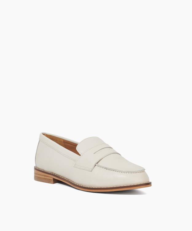 Dune London Ginelli - Ecru Wide Fit Penny Loafer
