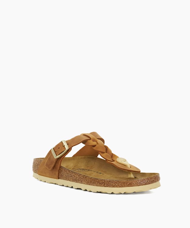 Dune London Gizeh Braid - Tan Gizeh Braided Sandals