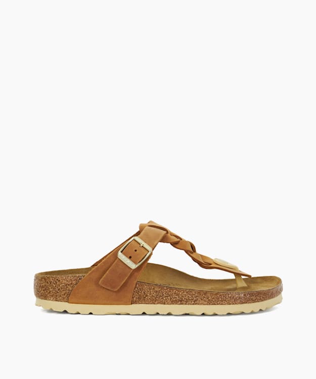 dune london Gizeh Braid - Tan Gizeh Braided Sandals