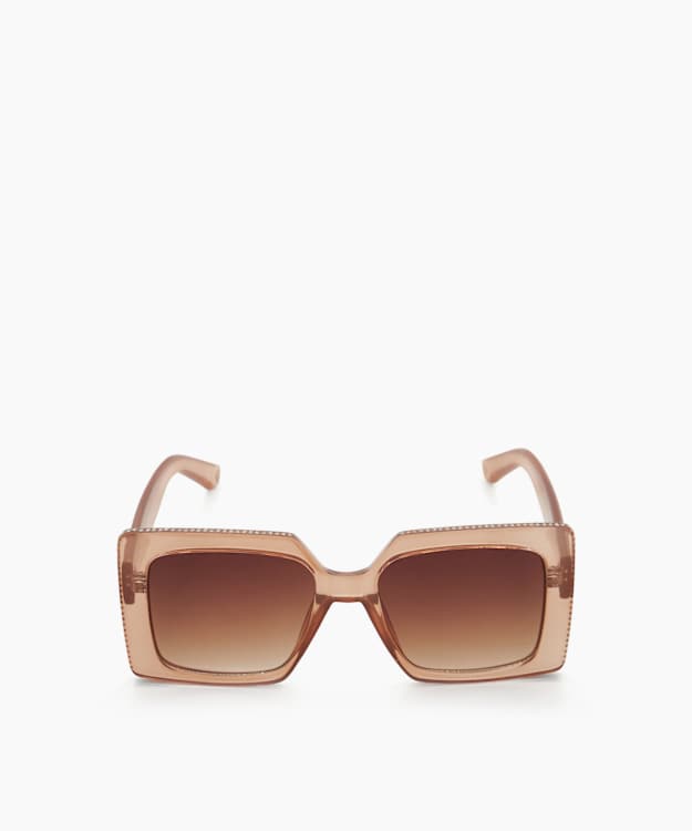 Dune London Glitzy - Blush Diamante Frame Sunglasses