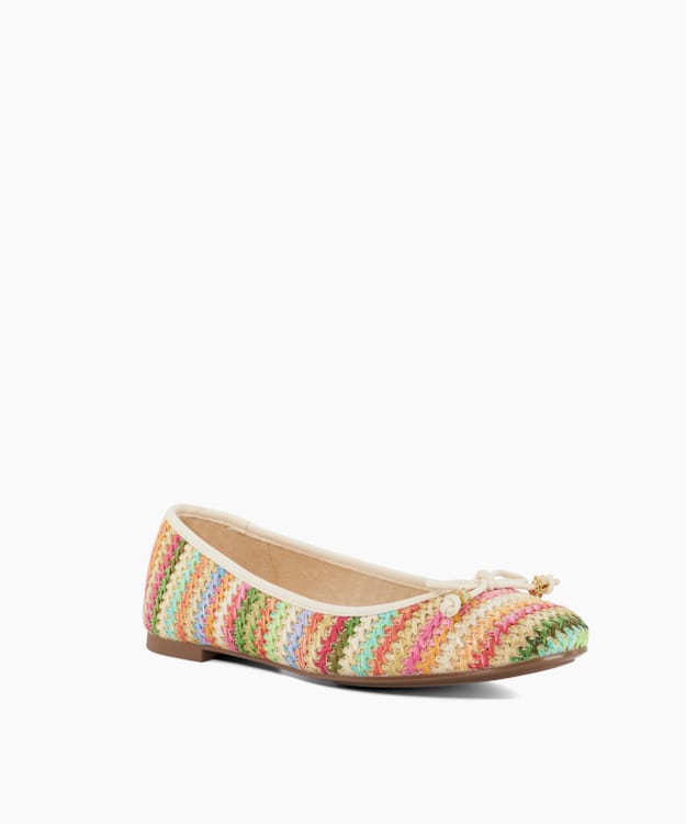 Dune London Hallo - Multi Charm-Detail Ballet Shoes
