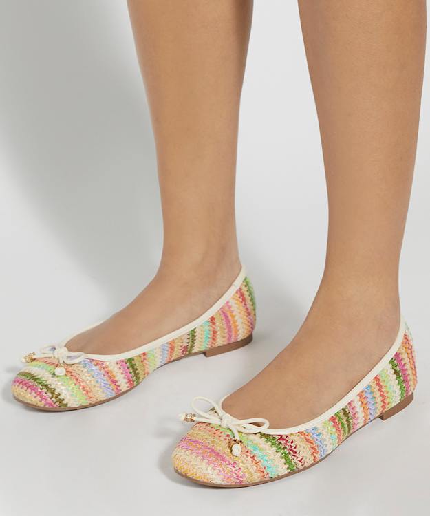 Dune London Hallo - Multi Charm-Detail Ballet Shoes