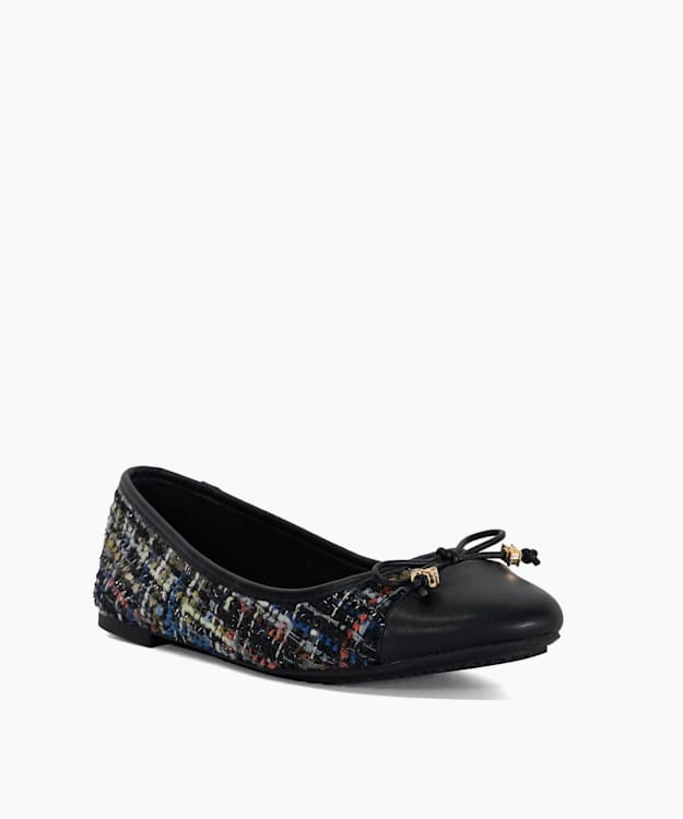 Dune London Hallo - Multi Charm-Detail Ballet Shoes