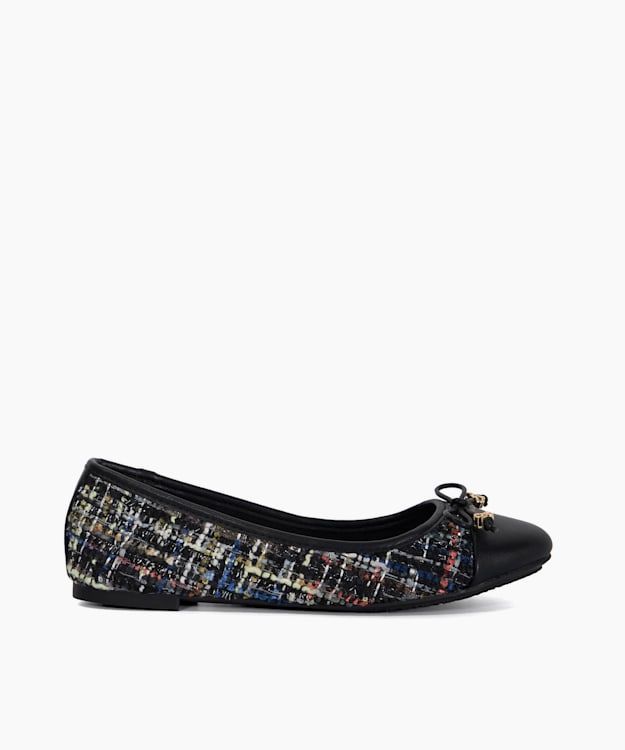 dune london Hallo - Multi Charm-Detail Ballet Shoes