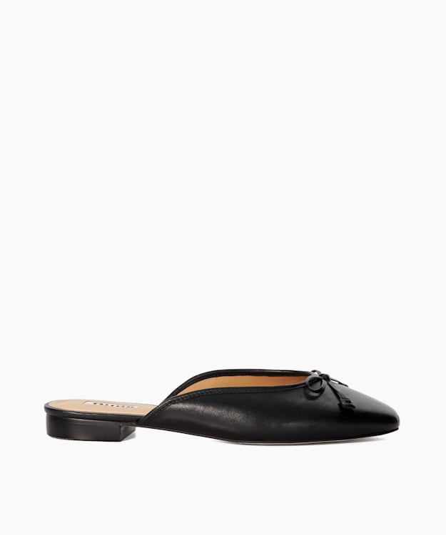 dune london Haylas - Black Ballet Flat Mules
