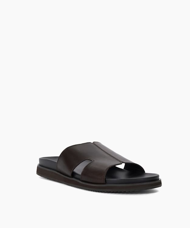 Dune London Insight - Brown Leather Sandals