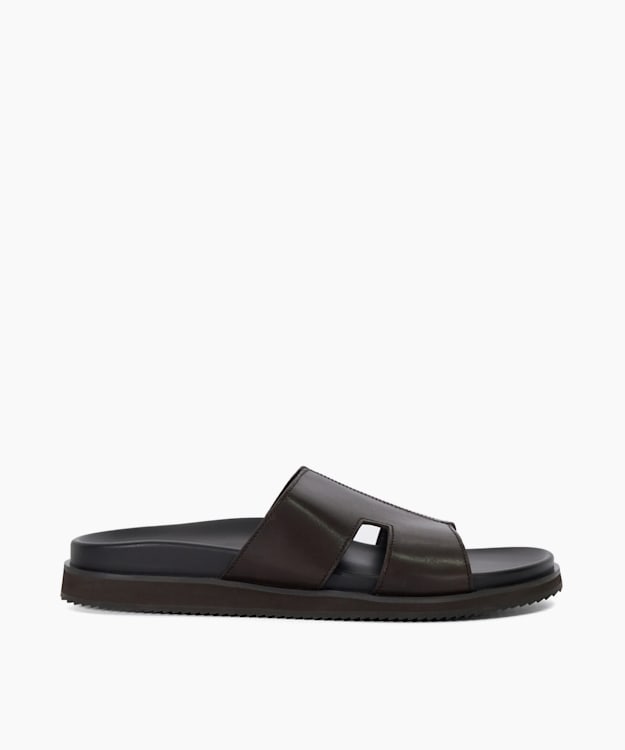 dune london Insight - Brown Leather Sandals