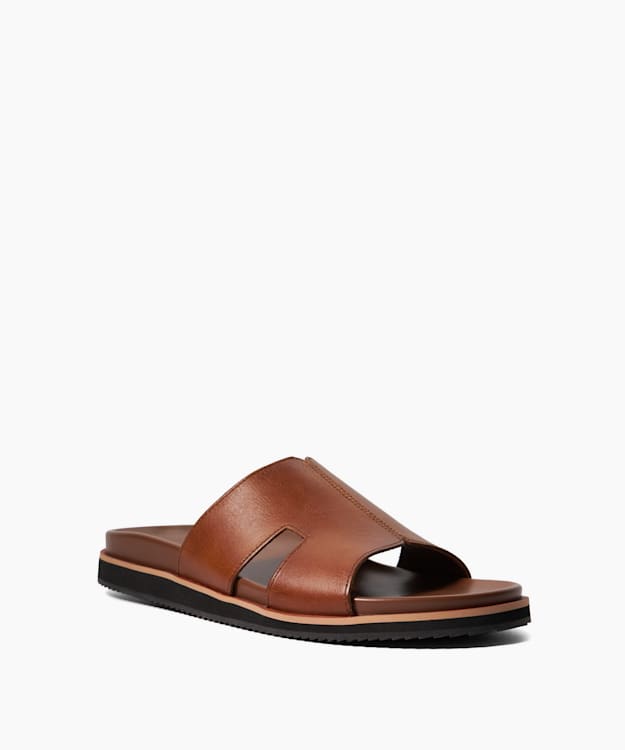 Dune London Insight - Tan Leather Sandals