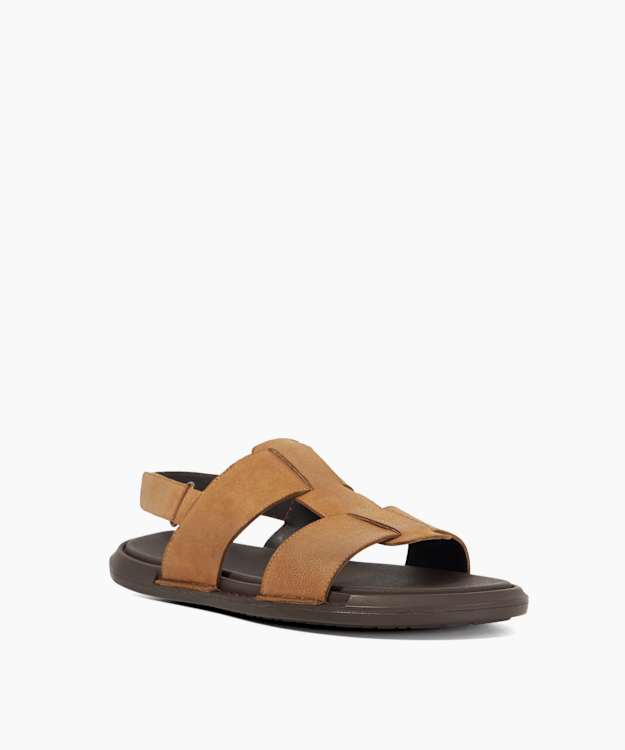 Dune London Izan - Tan Leather Sandals