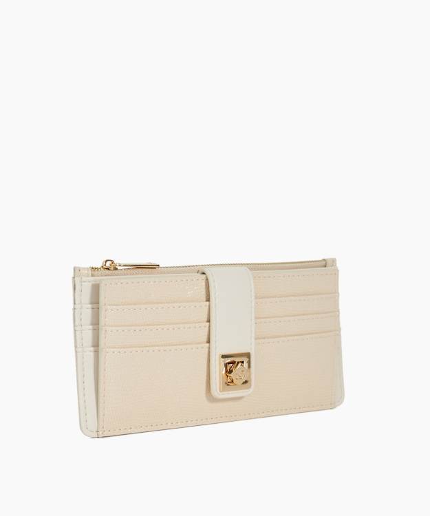 Dune London Karlos - Ecru Small Turn Lock Purse