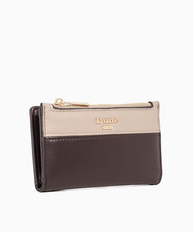 Dune London Kennero - Dark Brown Two-Tone Purse