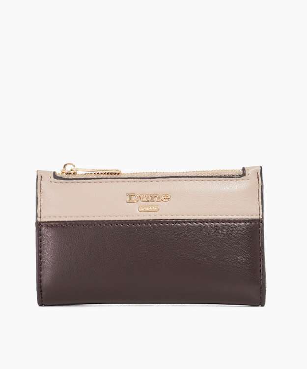 dune london Kennero - Dark Brown Two-Tone Purse