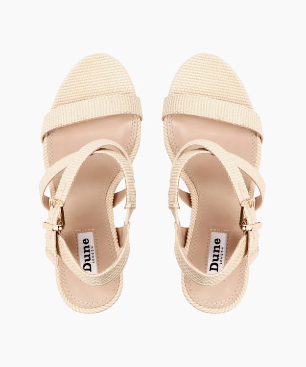Dune London Kindred - Natural Crossover Wedge