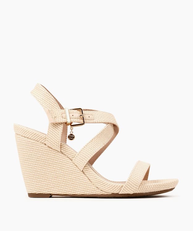 dune london Kindred - Natural Crossover Wedge
