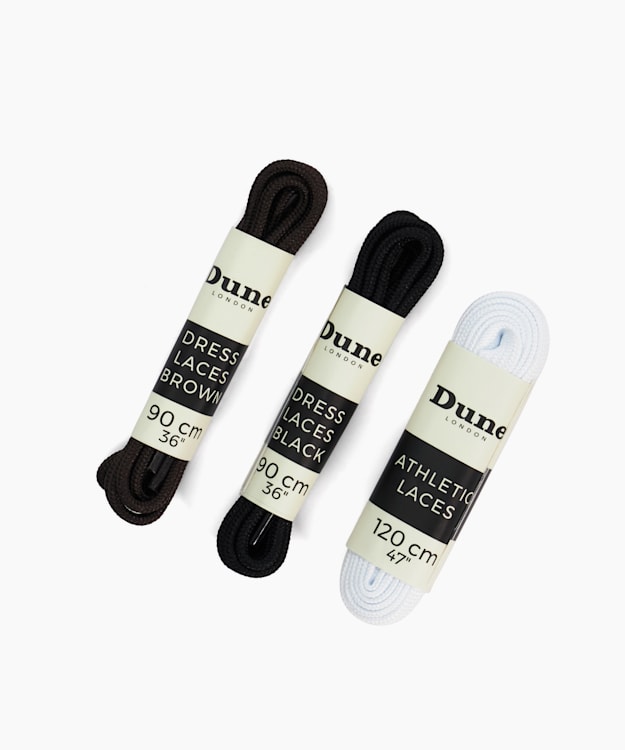 Dune London Laces 3 Pack - Clear 3 Pack Of Laces
