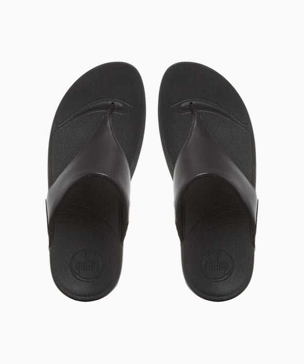 Dune London Lulu1 - Black Toe Post Sandals