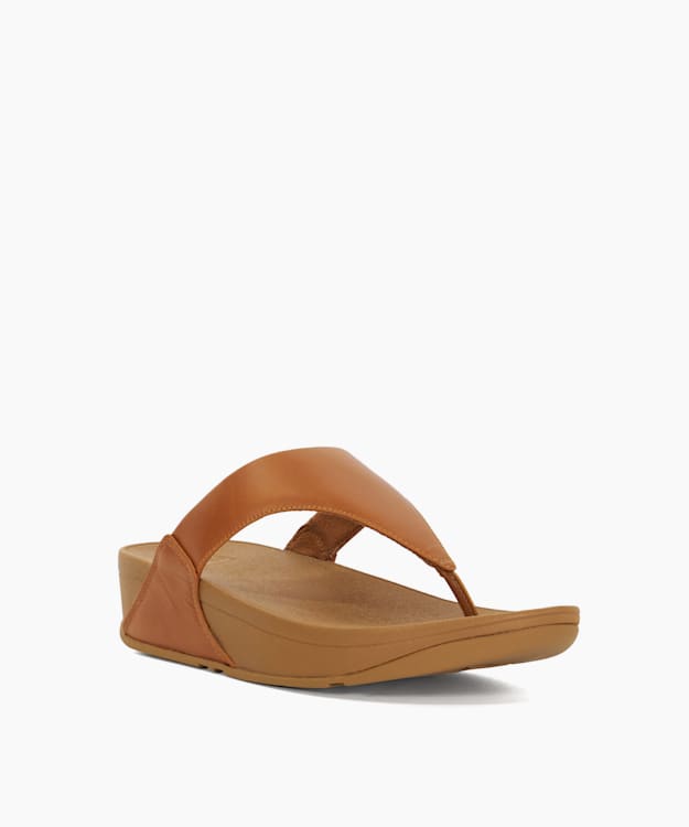 Dune London Lulu1 - Tan Toe Post Sandals
