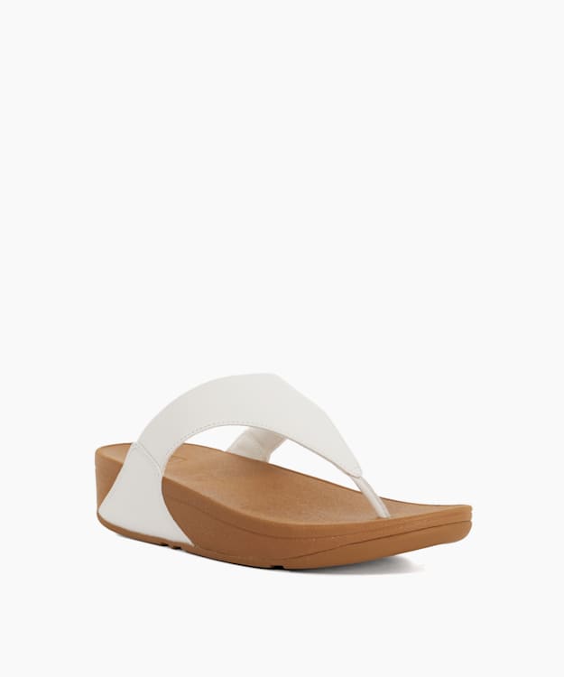 Dune London Lulu1 - White Toe Post Sandals