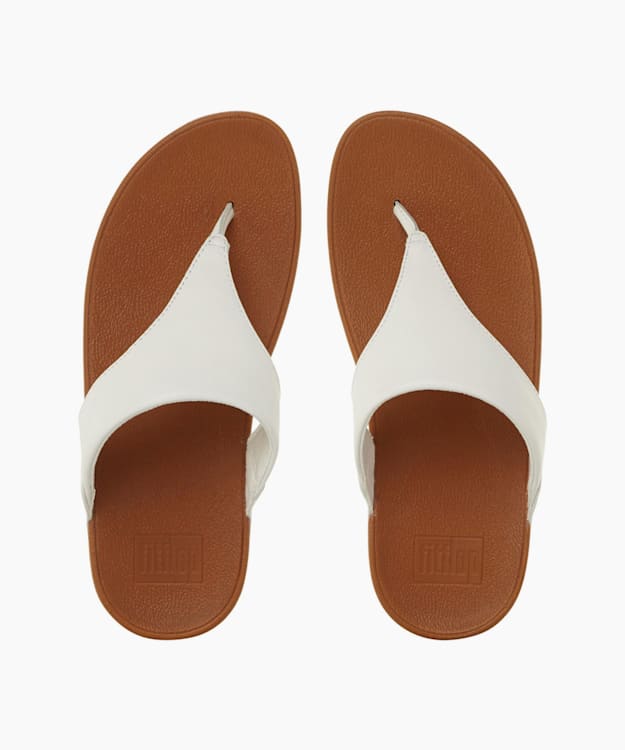 Dune London Lulu1 - White Toe Post Sandals