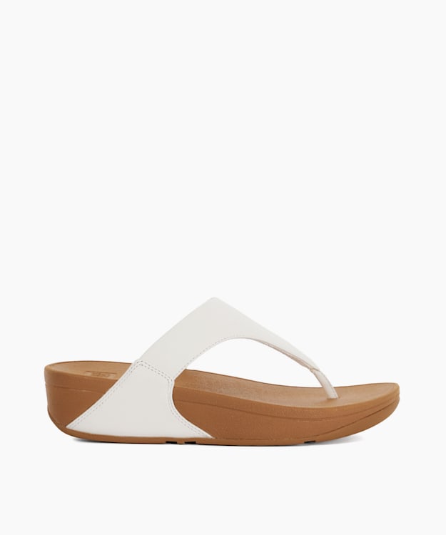 dune london Lulu1 - White Toe Post Sandals