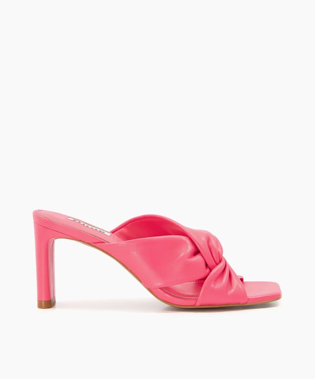 dune london Magnet - Pink Twist Knot Mule