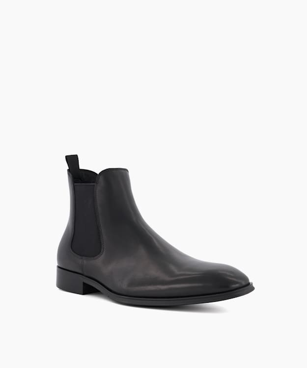 Dune London Mandatory - Black Wide Fit Chelsea Boots