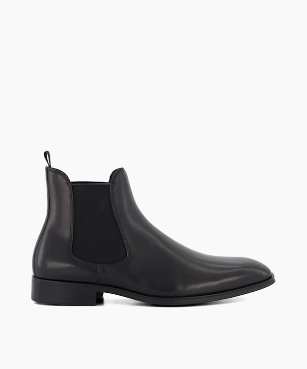 dune london Mandatory - Black Wide Fit Chelsea Boots