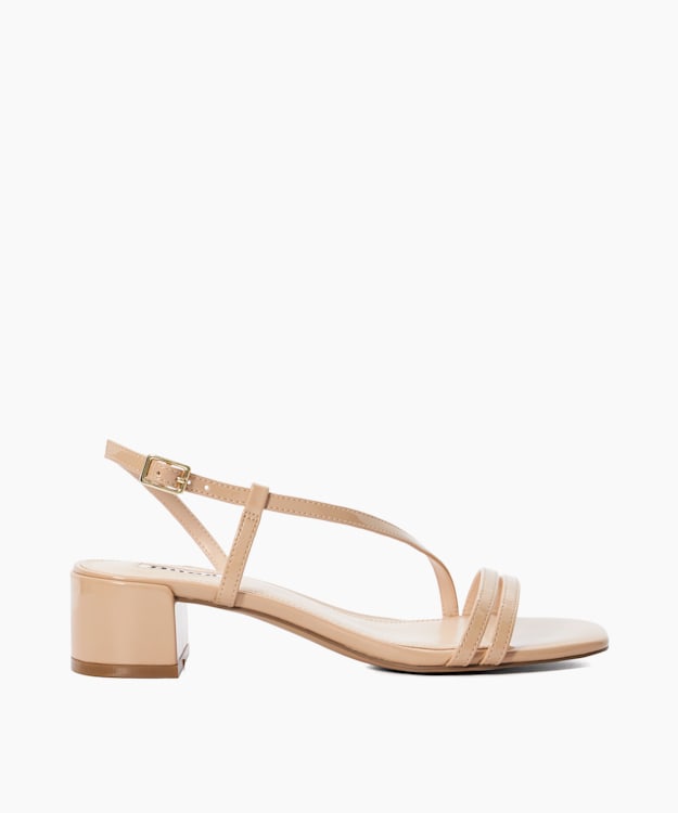 dune london Maryanna - Blush Block Heeled Sandals