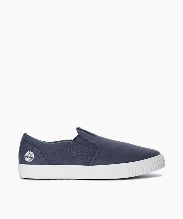 dune london Mylo Bay - Navy Low Slip On Trainer