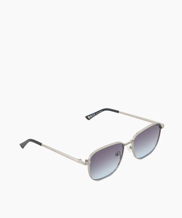 dune london Oddly - Gunmetal Metal Frame Sunglasses