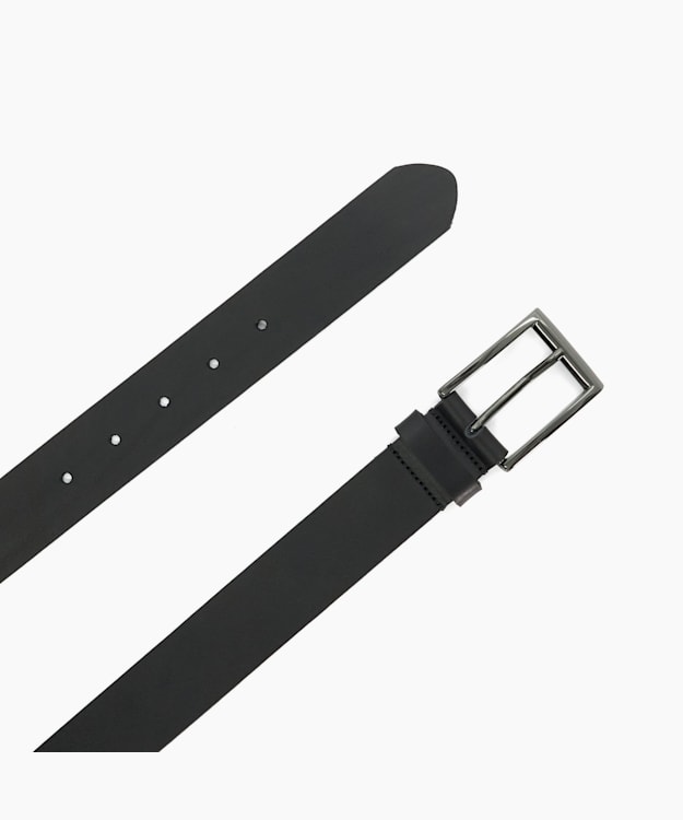 Dune London Odessans - Black Black Leather Belt