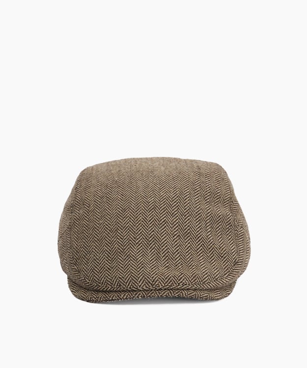 Dune London Olivea - Brown Tweed Flat Cap