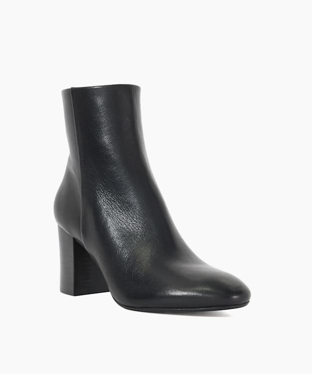 Dune London Ollave - Black Block Heel Ankle Boots