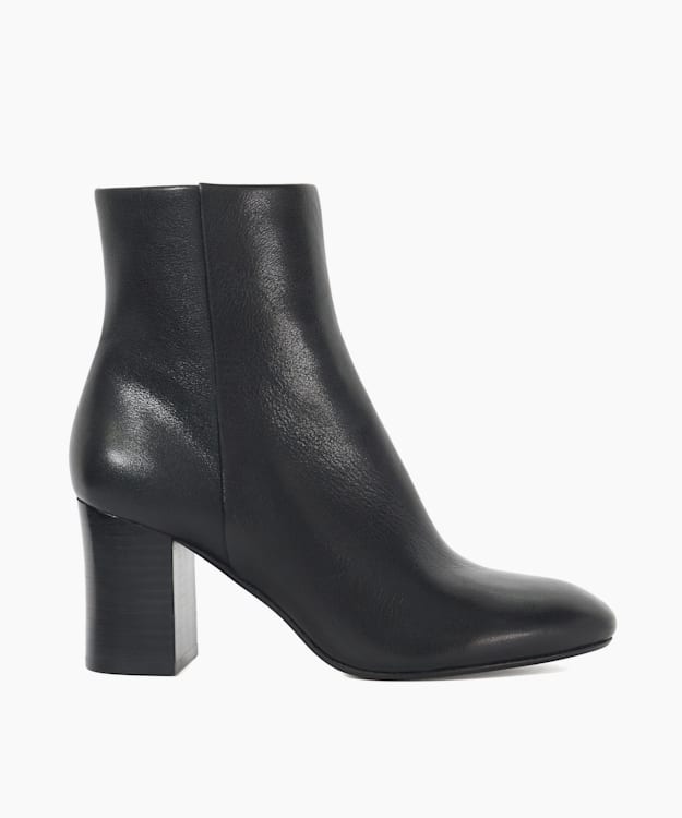 dune london Ollave - Black Block Heel Ankle Boots