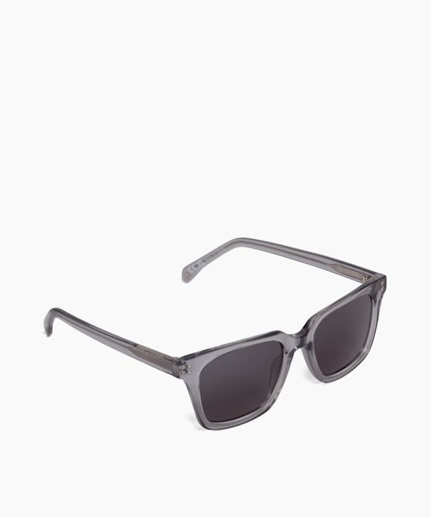 dune london Olle - Grey Square Frame Sunglasses