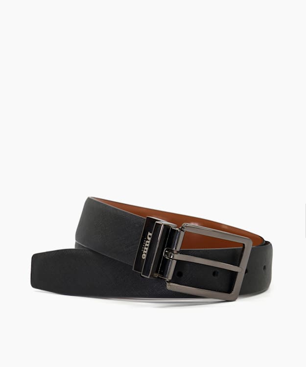 Dune London Opras - Tan Reversible Leather Belt