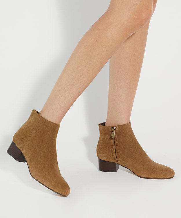Dune London Perrie - Taupe Low Heel Ankle Boots
