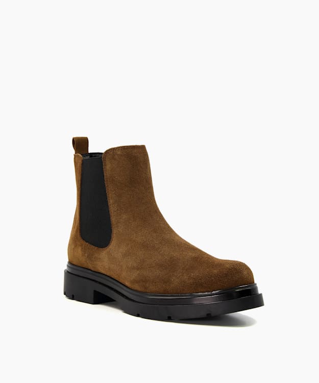 Dune London Pinot - Tan Casual Chelsea Boots