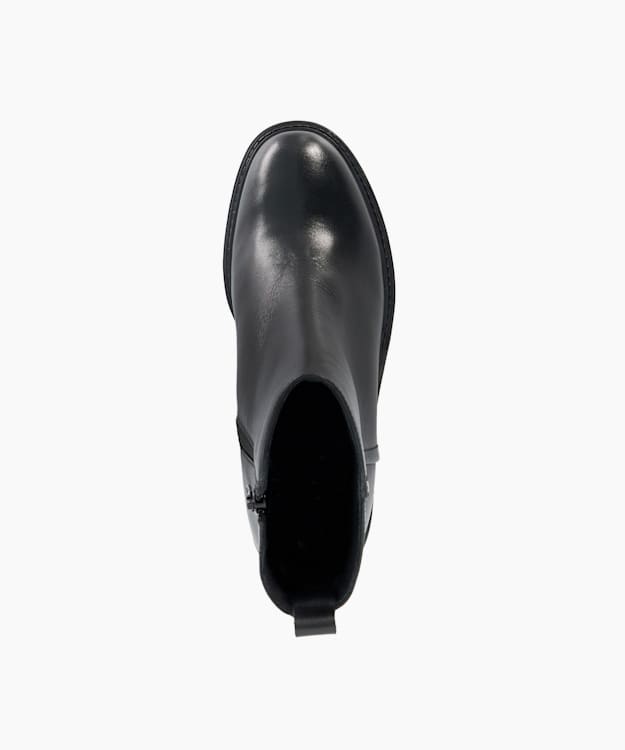 Dune London Priced - Black Chunky Cleated Sole Boots