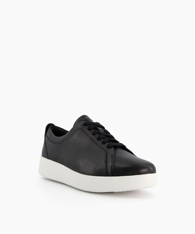 Dune London Rally 1 - Black Retro Trainers