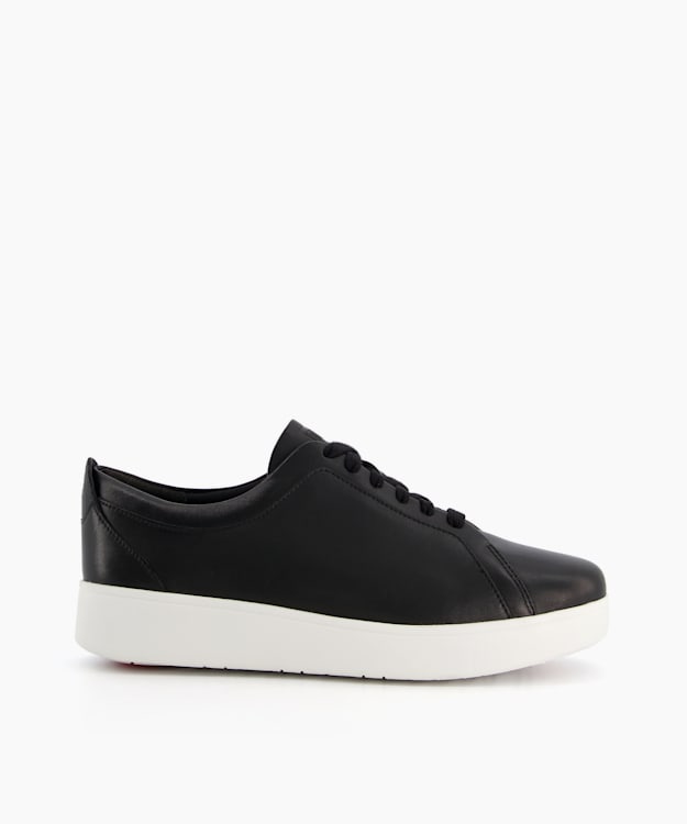 dune london Rally 1 - Black Retro Trainers