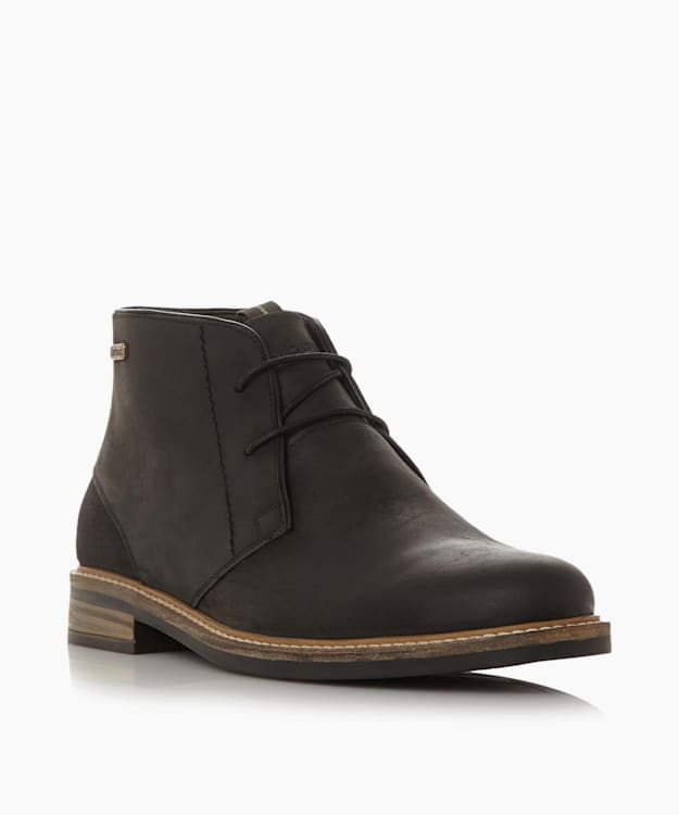 Dune London Readhead - Black Lace Up Chukka Boots