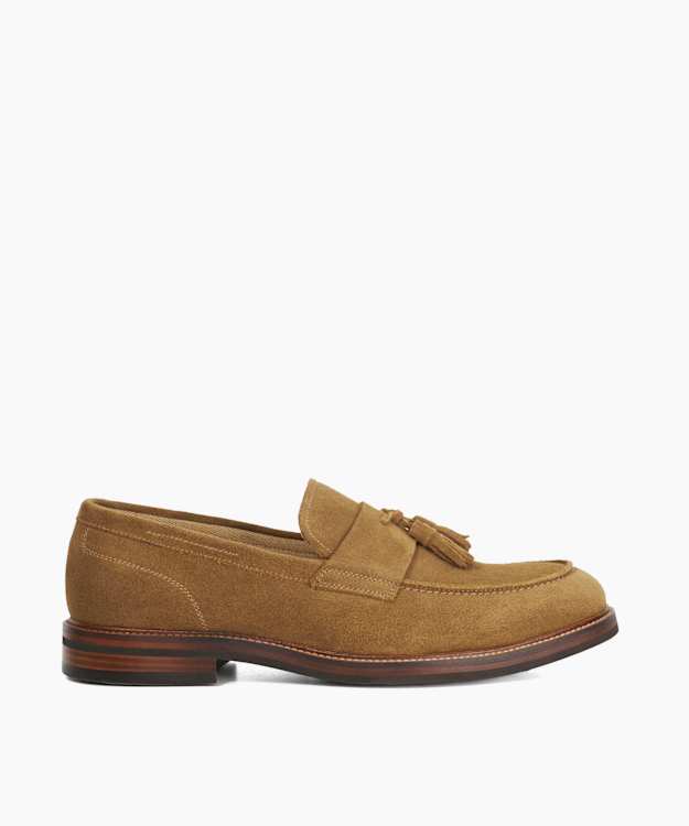 dune london Shaw - Taupe Tassel Detail Loafers