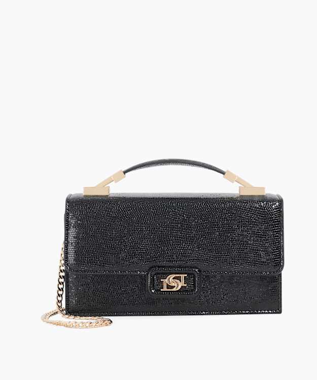 dune london Skilled - Black Top Handle Bag