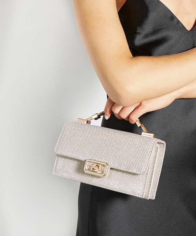 Dune London Skilled - Gold Top Handle Bag