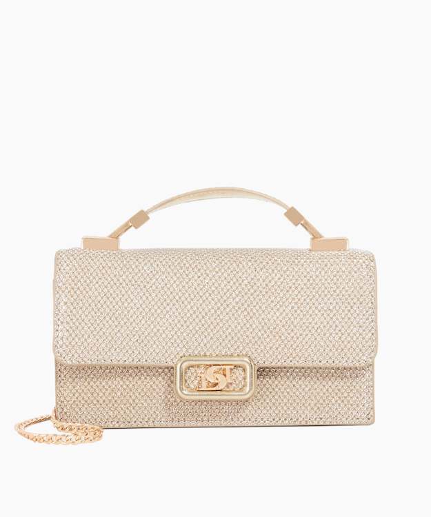 dune london Skilled - Gold Top Handle Bag