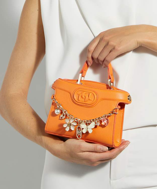 Dune London Slight - Orange Grab Handle Micro Bag