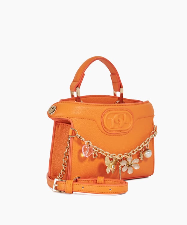 Dune London Slight - Orange Grab Handle Micro Bag